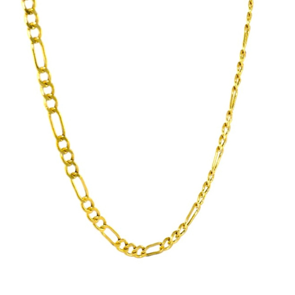 Figaro Link Chain 14K Yellow Gold 20 inch